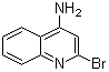 4-Amino-2-bromoquinoline molecular structure (CAS 36825-35-1)