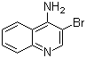 4-氨基-3-溴喹啉分子结构 (CAS 36825-36-2)