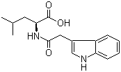 N-(3-吲哚乙酰基)-L-亮氨酸分子结构 (CAS 36838-63-8)