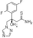 (2R,3R)-3-(2,5-Difluorophenyl)-3-hydroxy-2-methyl-4-(1H-1,2,4-triazol-1-yl)thiobutyramide molecular structure (CAS 368421-58-3)