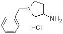 structure of CAS# 368429-76-9, 1-(Phenylmethyl)-3-pyrrolidinamine hydrochloride