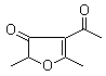 结构式 CAS# 36871-78-0, 4-乙酰基-2,5-二甲基-3(2H)-呋喃酮