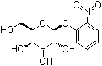 2-硝基苯-beta-D-半乳糖苷分子结构 (CAS 369-07-3)