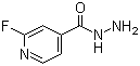structure of CAS# 369-24-4, 2-Fluoroisoniazide;2-Fluoropyridine-4-carbohydrazide