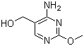 结构式 CAS# 3690-12-8, 4-氨基-2-甲氧基-5-嘧啶甲醇