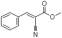 structure of CAS# 3695-84-9, 2-Cyano-3-phenyl-2-propenoic acid methyl ester;alpha-Cyano-cinnamic acidmethyl ester; Methyl 2-cyano-3-phenyl-2-propenoic acid; Methyl 2-cyano-3-phenylpropenoate; Methyl 3-phenyl-2-cyanopropenoate; Methyl benzalcyanoacetate