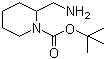 structure of CAS# 370069-31-1, 2-(Aminomethyl)-1-Boc-piperidine;2-Aminomethyl-piperidine-1-carboxylic acid tert-butyl ester