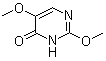 2,5-Dimethoxy-4(3H)-pyrimidinone molecular structure (CAS 370103-23-4)