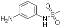 结构式 CAS# 37045-73-1, 3-甲磺酰氨基苯胺; 间氨基甲磺酰苯胺
