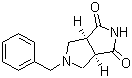 cis-5-Benzyltetrahydropyrrolo[3,4-c]pyrrole-1,3(2H,3aH)-dione molecular structure (CAS 370879-53-1)