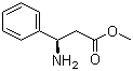 (R)-3-氨基-3-苯基丙酸甲酯分子结构 (CAS 37088-67-8)