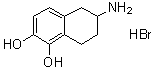 2-Amino-5,6-dihydroxy-1,2,3,4-tetrahydronaphthalene hydrobromide molecular structure (CAS 37096-30-3)