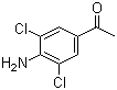 4'-Amino-3',5'-dichloroacetophenone molecular structure (CAS 37148-48-4)