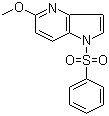 结构式 CAS# 372077-49-1, 5-甲氧基-1-(苯磺酰基)-1H-吡咯并[3,2-b]吡啶