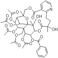 结构式 CAS# 37239-51-3, 雷公藤定碱