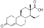 3-Oxo-16,17-secoestr-4-en-17-oic acid molecular structure (CAS 3727-71-7)