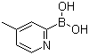 structure of CAS# 372963-48-9, 4-Methylpyridine-2-boronic acid