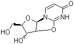 2,2'-脱水尿苷分子结构 (CAS 3736-77-4)
