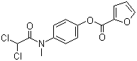 structure of CAS# 3736-81-0, Diloxanide furoate;2,2-Dichloro-N-(4-hydroxyphenyl)-N-methylacetamide 2-furoic acid ester