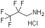 2,2,3,3,3-Pentafluoropropylamine hydrochloride molecular structure (CAS 374-14-1)