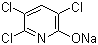 Sodium 3,5,6-trichloropyridin-2-olate molecular structure (CAS 37439-34-2)