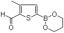 结构式 CAS# 374537-98-1, 5-甲酰基-4-甲基噻吩-2-硼酸 1,3-丙二醇酯