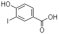 结构式 CAS# 37470-46-5, 3-碘-4-羟基苯甲酸