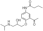 Acebutolol molecular structure (CAS 37517-30-9)