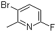structure of CAS# 375368-83-5, 3-Bromo-6-fluoro-2-methylpyridine;5-Bromo-2-fluoro-6-methylpyridine