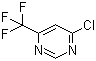 4-Chloro-6-trifluoromethylpyrimidine molecular structure (CAS 37552-81-1)