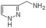 结构式 CAS# 37599-58-9, 3-(氨基甲基)吡唑; 1H-吡唑-3-甲胺