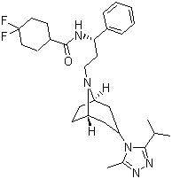 Maraviroc molecular structure (CAS 376348-65-1)