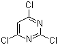 structure of CAS# 3764-01-0, 2,4,6-Trichloropyrimidine