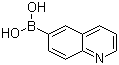 Quinoline-6-boronic acid molecular structure (CAS 376581-24-7)