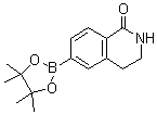 structure of CAS# 376584-30-4, 6-(4,4,5,5-Tetramethyl-1,3,2-dioxaborolan-2-yl)-3,4-dihydroisoquinolin-1(2H)-one