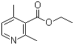 2,4-二甲基烟酸乙酯分子结构 (CAS 37669-78-6)