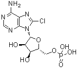8-Chloro-5'-adenylic acid molecular structure (CAS 37676-40-7)