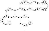 6-Acetonyldihydrosanguinarine molecular structure (CAS 37687-34-6)
