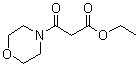 beta-Oxo-4-morpholinepropanoic acid ethyl ester molecular structure (CAS 37714-64-0)