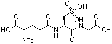 structure of CAS# 3773-07-7, Glutathionesulfonic acid;Glutathionesulfonic acid; N-(N-L-gamma-Glutamyl-3-sulfo-L-alanyl)glycine