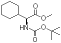 (S)-2-tert-Butoxycarbonylamino-3-cyclohexylpropionic acid molecular structure (CAS 37736-82-6)