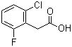 2-Chloro-6-fluorophenylacetic acid molecular structure (CAS 37777-76-7)