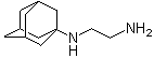 N-(1-金刚烷基)乙二胺分子结构 (CAS 37818-93-2)
