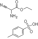 Ethyl aminocyanoacetate tosylate molecular structure (CAS 37842-58-3)