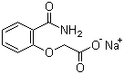 Sodium (2-carbamoylphenoxy)acetate molecular structure (CAS 3785-32-8)