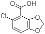 5-Chloro-1,3-benzodioxole-4-carboxylic acid molecular structure (CAS 379229-83-1)
