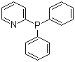 结构式 CAS# 37943-90-1, 二苯基-2-吡啶膦; 2-吡啶基二苯基膦