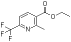 structure of CAS# 380355-65-7, 2-Methyl-6-(trifluoromethyl)-3-pyridinecarboxylic acid ethyl ester