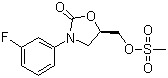 (5R)-3-(3-Fluorophenyl)-5-[[(methylsulfonyl)oxy]methyl]-2-oxazolidinone molecular structure (CAS 380380-55-2)