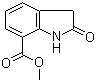 结构式 CAS# 380427-39-4, 2-吲哚酮-7-羧酸甲酯